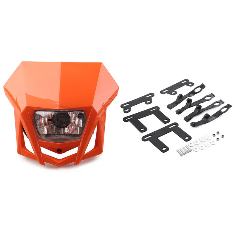 Kawasaki KLX, XR, CRF, DRZ, RMZ, Yamaha 12V H4 Headlight Fairing