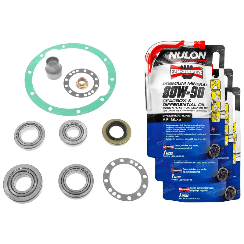 Landcruiser BJ60 BJ70 BJ73 BJ74 Front/Rear Diff Bearing Rebuild + Oil