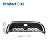 Toyota Corolla Cross Black Front Upper Hood Bumper Grille Grill (2022–2023)