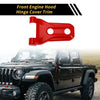 Jeep Wrangler JL JLU 2018-2024 Red 1 Set Hood Hinge Cover Trim