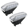 Honda Accord Clear Lens LED Turn Signal Side Marker Lights (2003-2007)