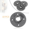 Wall Mount 10 x 3/4" Malleable Iron Floor Flange Pipe Fitting (No Year)