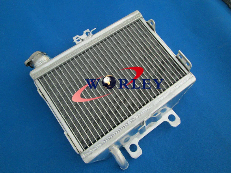 Honda CR125 CR125R Aluminum Radiator & Red Hoses (1998-1999)