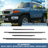 Toyota FJ Cruiser 4 x Window Weatherstrip Door Seal (2007-2014)