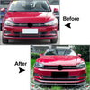 Volkswagen Polo MK6 (2018-2023) Gloss Black Front Bumper Splitter Lip