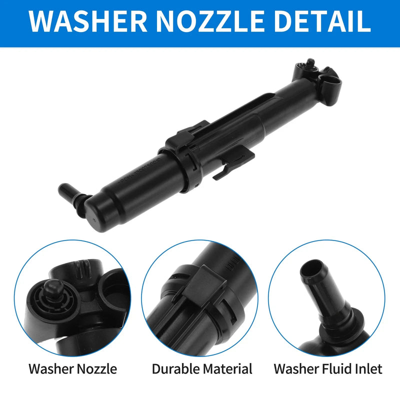 BMW X3 Left Headlight Washer Nozzle (2004-2010)