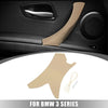BMW 3 Series E90 Car Interior Door Handles Strap Cover Hand Sewing Beige