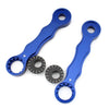 Suzuki DRZ400 2000-2017 - Blue CNC Adjustable Lowering Link Kit