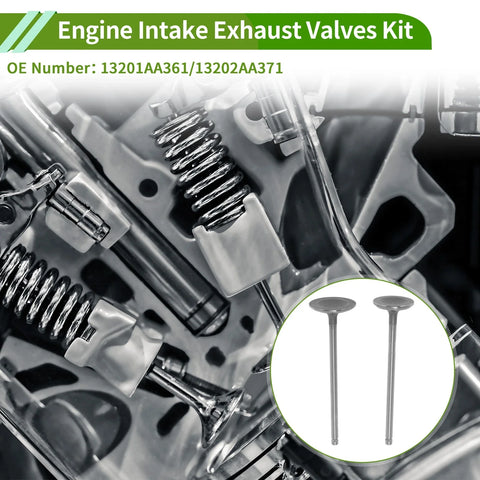 Subaru Outback 2.5 Engine Intake Exhaust Valves (2000-2004)