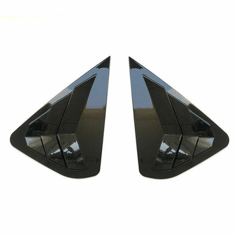 Gloss Black Rear Window Louver Cover Side Vent Nissan Altima Teana (2013–2018)
