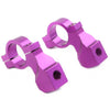 Motorcycle - Purple 10mm Thread 7/8" Rearview Mirror Mount Clamp