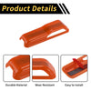 Jeep Wrangler JL JLU (2018-2023) - 1 Pair Orange Engine Hood Hinge Cover