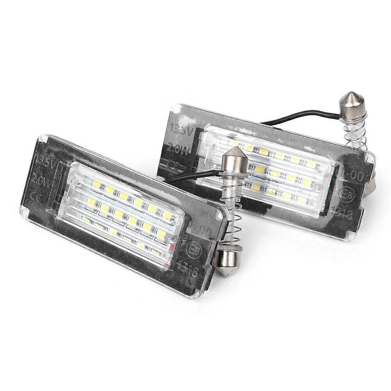 MINI Cooper R56 R57 R58 R59 2 x 18SMD LED License Plate Lights (2006-2013)