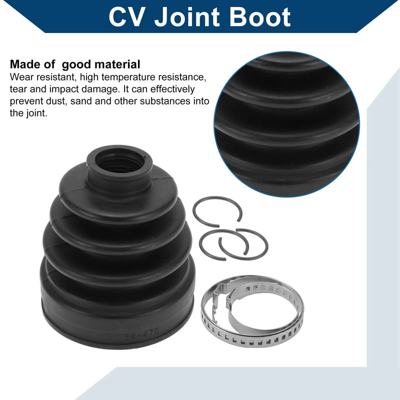 Jeep Compass Inner CV Joint Boot Kit w/ Clamps (2008-2014, 2016-2017)