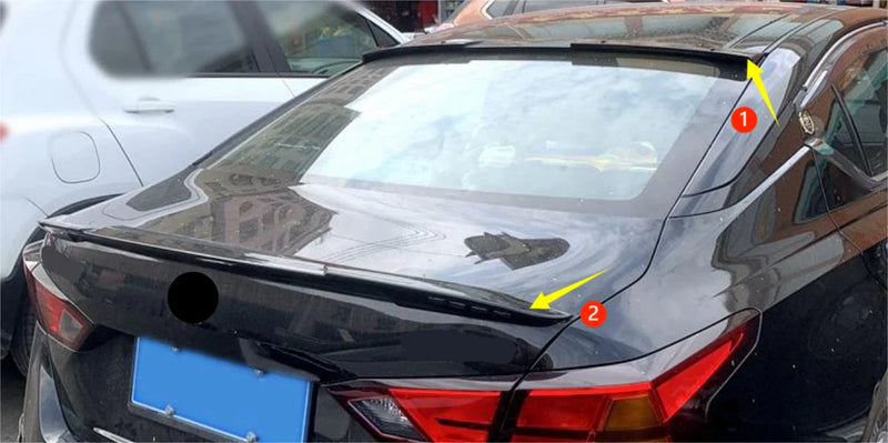 Nissan Altima Sedan Rear Roof Spoiler Wing Set 2 x (2019-2024)