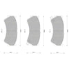 Suzuki Swift RS415 RS416 1.5L 1.6L M15A M16A Front Disc Brake Pads 108.8mm