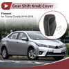 Toyota Corolla 1 Pc Beige Faux Leather Gear Shift Knob Cover (2014–2018)