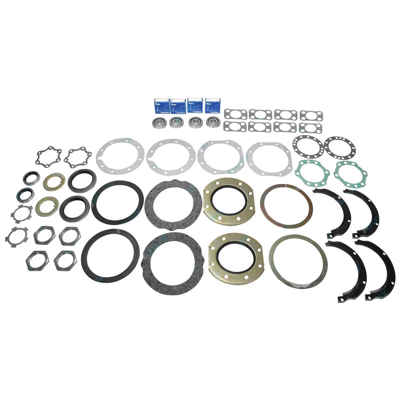 Toyota FZJ75 HZJ75 Swivel Hub + Axle Seal Repair Kit with King Pin Bearings