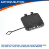 BMW 530i 540i Cashmere Silver Tow Hook Cover