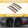 Chevrolet Amber Red  Pair Front/Rear LED Side Marker Light