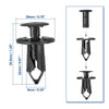 Dodge Honda 25 Pcs Push Type Rivet Fasteners