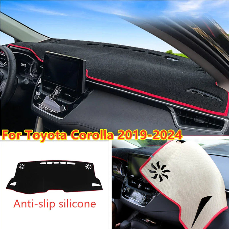 Toyota Corolla Dash Mat Red Car (2019-2024)