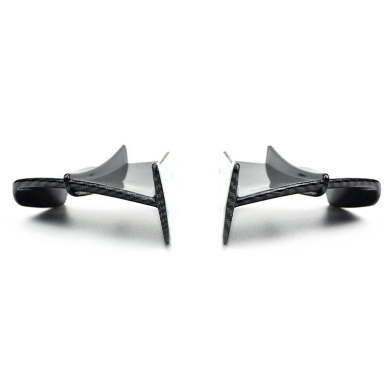 Motorcycle Winglets Deflector Kit Spoiler / 1 x Carbon Fiber Plastic