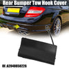 Mercedes Benz 2008-2011 Black Car Rear Bumper Tow Hook Cover