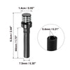 3 x Motorcycle Fuel Gas Tank Cap Tubes Air Vent Breather Valve Tube Black