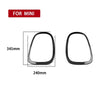 Mini Cooper F55 F56 F57 Real Carbon Fiber Headlight Taillight Trim Ring Kit