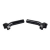 Harley Dyna Softail Sportster 6" CNC Pullback Handlebar Risers Black (2004-2023)