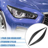 Infiniti Q50 Carbon Fiber Headlight Eyelid Eyebrow Cover (2014-2019)
