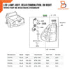Toyota Hilux Ute Revo M70 M80 LED Tail Light (2015-2023)