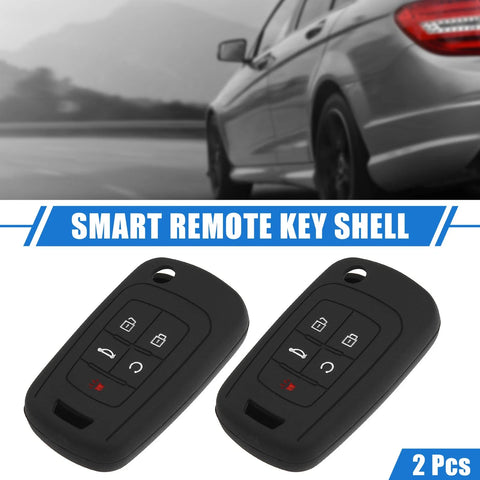 Chevrolet Camaro (2010-2019) Black 2 x 5 Button Smart Remote Key Shell