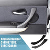 BMW E90 Rear Left Inner Door Panel Handle Outer Cover Black (2005-2013)