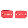 Yamaha X-MAX 300 Red Front Fluid Reservoir Cover Caps (2017-2023)