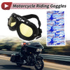Motorcycle Set 1 x Motorcycle Riding Goggles Yellow Lens Black Frame