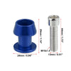 Kawasaki Pair M10x1.5 Blue Motorcycle Swing Arm Spools Sliders Stand