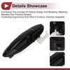 Hyundai Sonata Rear Right Black ABS Exterior Door Handle (2011-2019)