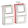 Swing Door Seals Weatherstrip Rear RH Fits Toyota Land-cruiser FJ BJ40 1974-80