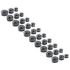 Harley 11mm Black CNC Inner Motor Bolt Topper Caps