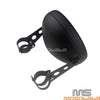 Universal Motorcycle 7'' Steel Round Black Headlight Housing w/ Bracket