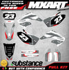 Honda CR 125 CR 250 Decals Premium Graphics Kit (2002-2012)