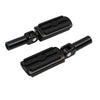 Harley Softail Slim FLS (2012-2017) FLSTSB Black Passenger Footpeg Mounts (2008-2011)