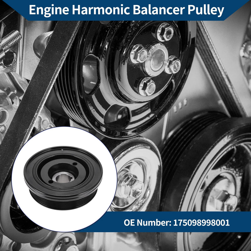 Lexus LS460 6 Groove Harmonic Balancer Crank Pulley (2007-2017)