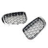 BMW X3 F25 X4 F26 (2014-2017) 1 Pair Chrome Front Bumper Kidney Grille