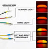 Honda CBR600RR (2013-2024) Red Rear Tail Brake Turn Signal Light