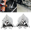 Harley Heritage Softail (2008-2017) Chrome Rear Swingarm Axle Covers