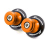 BMW S1000R S1000RR 2014-2018 - 2 x Orange Coil Slider Screws Swingarm Spools
