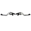 Yamaha YZF R1 R1M R1S R6 MT-09 CNC Silver Extendable Brake Clutch Levers (2015-2023)